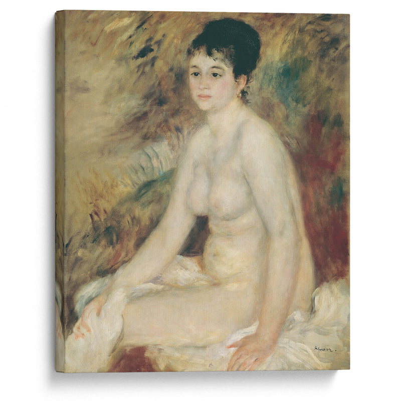 Nach dem Bade (1876) - Pierre-Auguste Renoir - Canvas Print