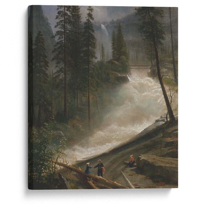 Nevada Falls, Yosemite (1872) - Albert Bierstadt - Canvas Print