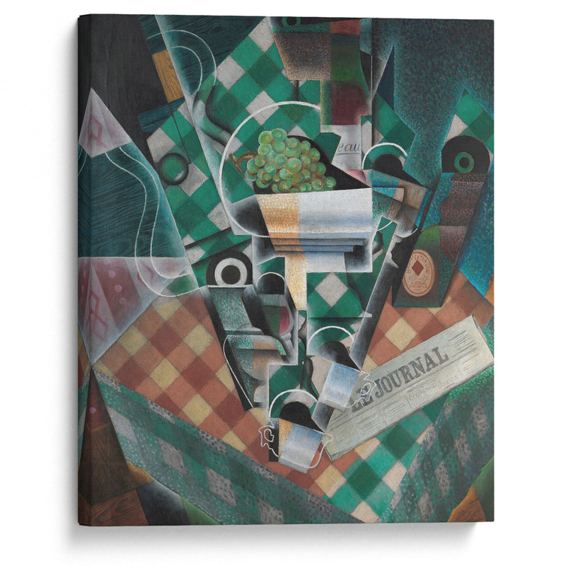 Still Life with Checked Tablecloth (1915) - Juan Gris - Canvas Print