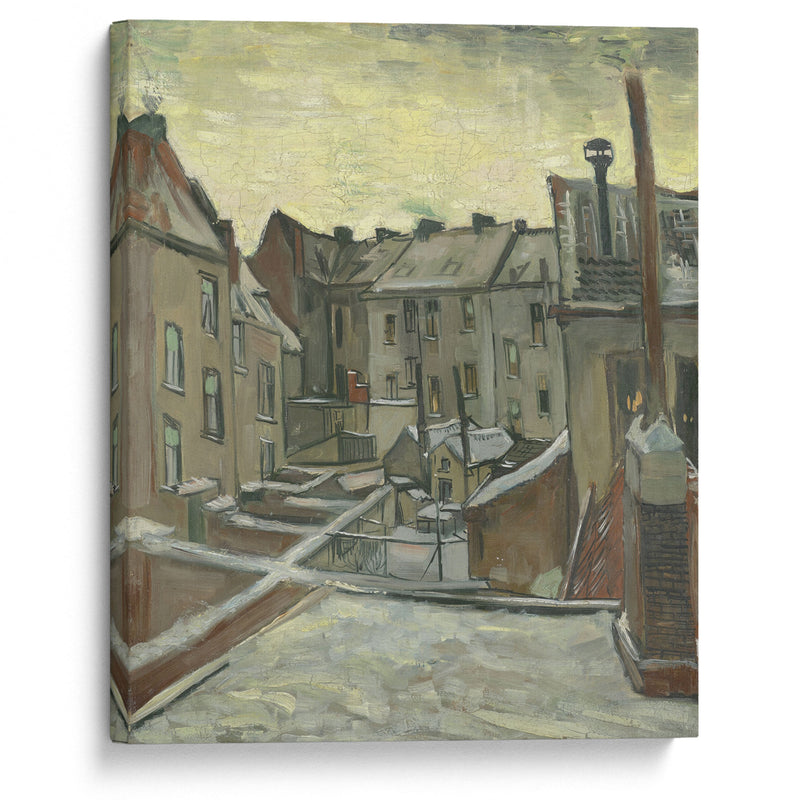 Houses seen from the back (1885 - 1886) - Vincent van Gogh - Canvas Print