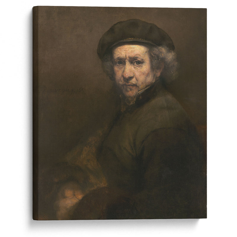 Self-Portrait (1659) - Rembrandt van Rijn - Canvas Print