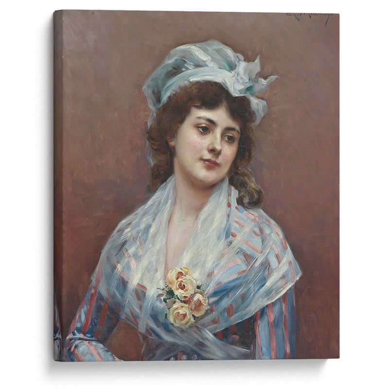 Contemplation - Raimundo de Madrazo y Garreta - Canvas Print