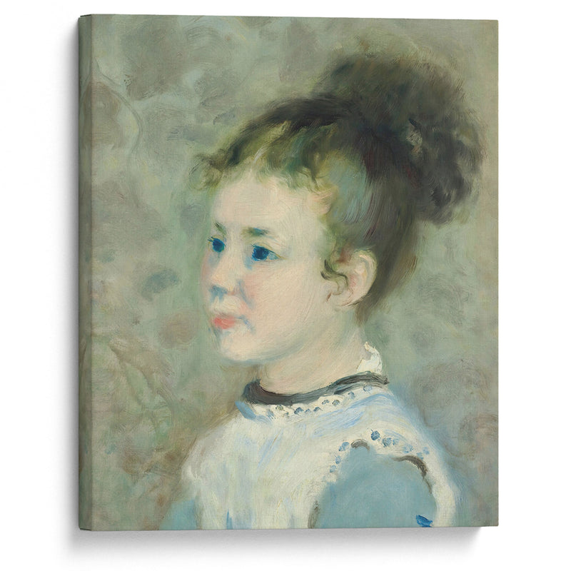 Portrait De Jeanne Sisley - Pierre-Auguste Renoir - Canvas Print