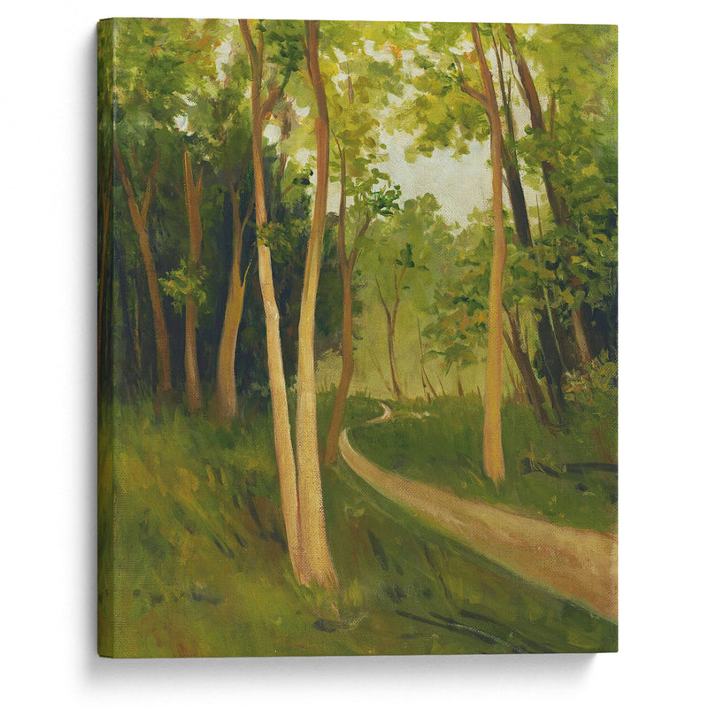 Track In The Bois De Boulogne - Félix Vallotton - Canvas Print