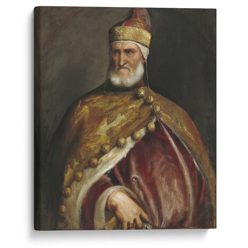 Doge Andrea Gritti (c. 1546-1550) - Titian - Canvas Print