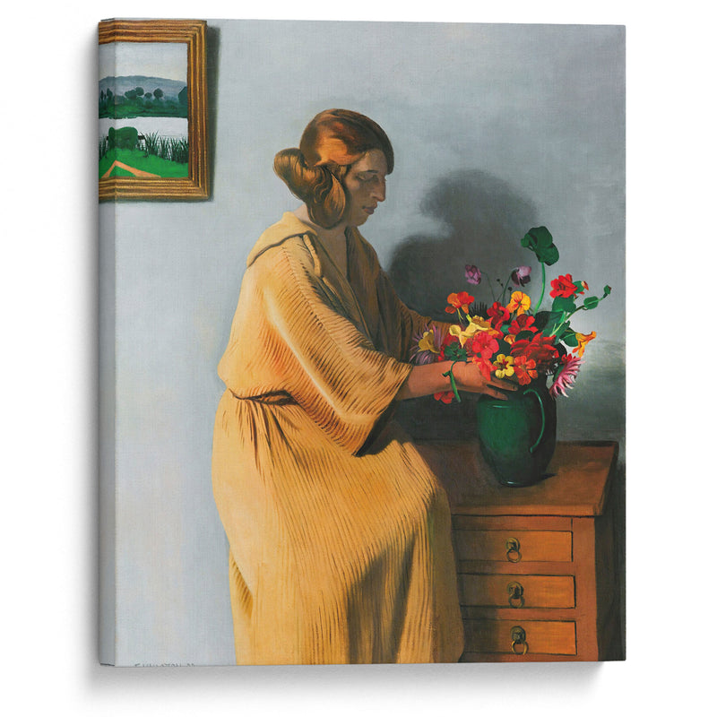 The Bouquet (1922) - Félix Vallotton - Canvas Print