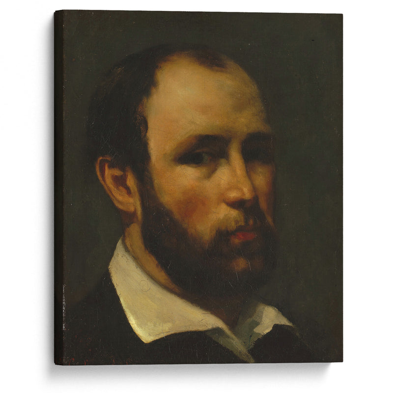 Portrait of a Man (ca. 1862) - Gustave Courbet - Canvas Print