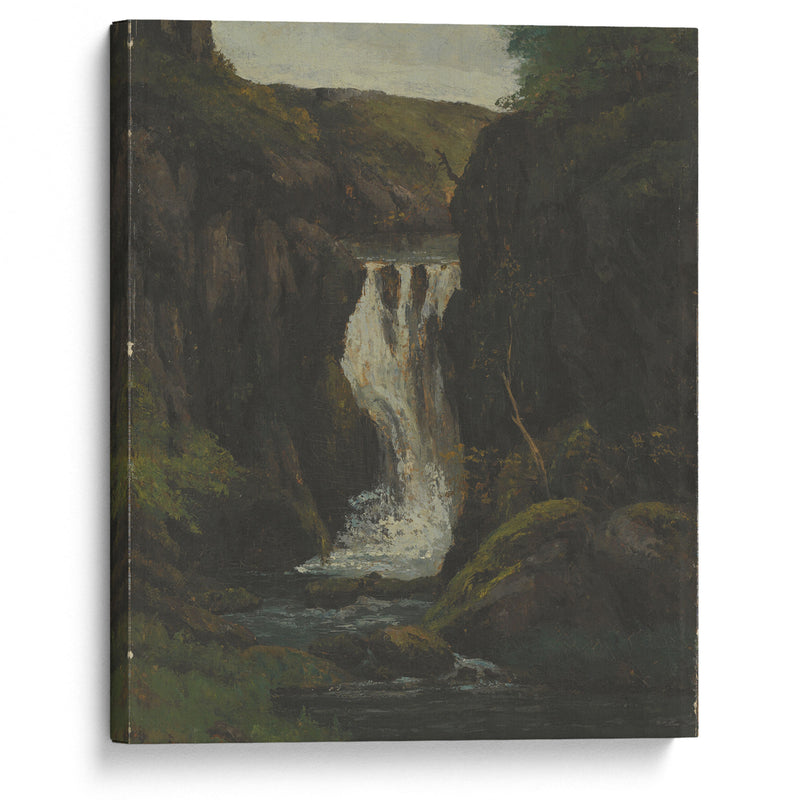 The Cascade - Gustave Courbet - Canvas Print