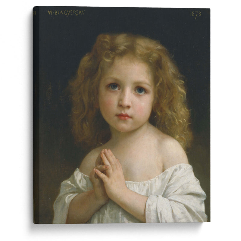 Little Girl - William Bouguereau - Canvas Print