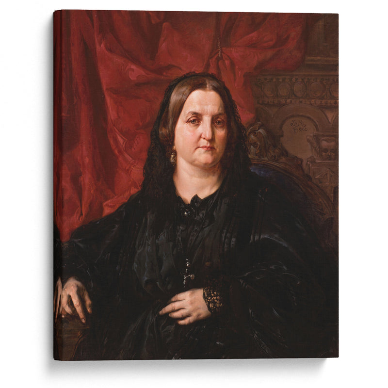 Portrait of PauIIna Giebułtowska (1862) - Jan Matejko - Canvas Print