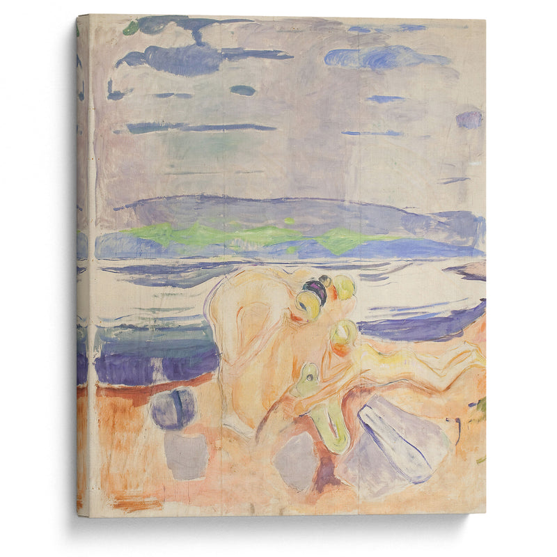 Alma Mater; Exploring Children (1914–15) - Edvard Munch - Canvas Print