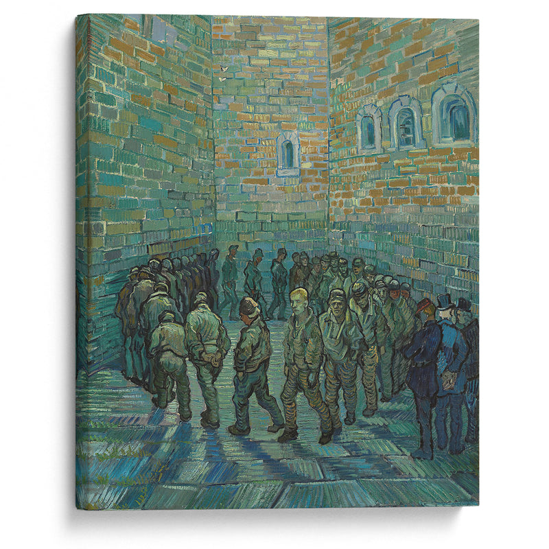 The Prison Courtyard (1890) - Vincent van Gogh - Canvas Print - UAIO LMT