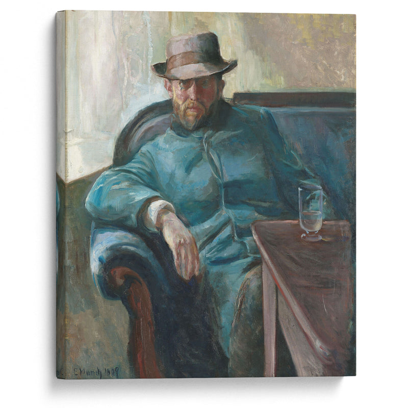 Hans Jæger (1889) - Edvard Munch - Canvas Print