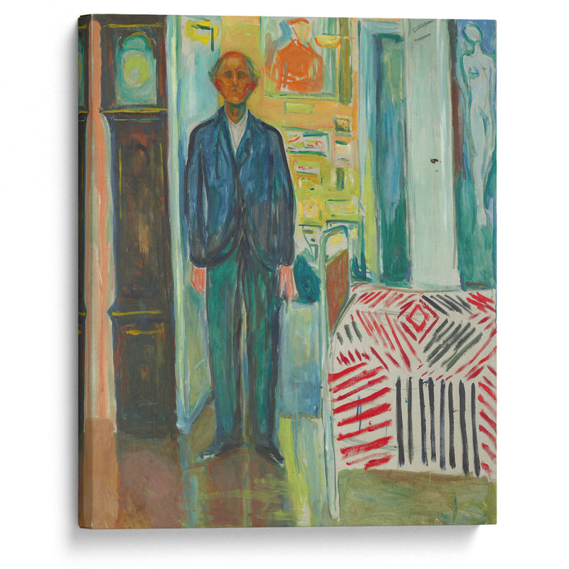 Self-Portrait (1940–1943) - Edvard Munch - Canvas Print