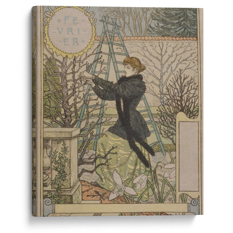 Février (1896-1898) - Eugène Grasset - Canvas Print