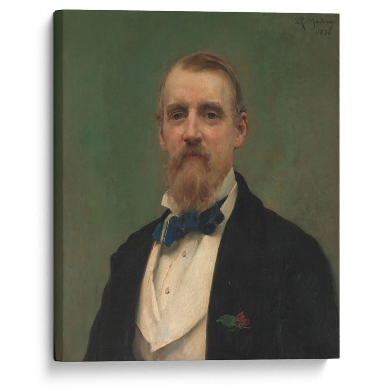 Samuel P. Avery (1822–1904) (1876) - Raimundo de Madrazo y Garreta - Canvas Print
