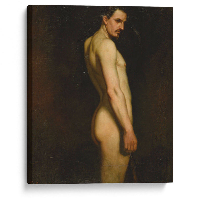 Étude de nu (ca 1842) - Gustave Courbet - Canvas Print