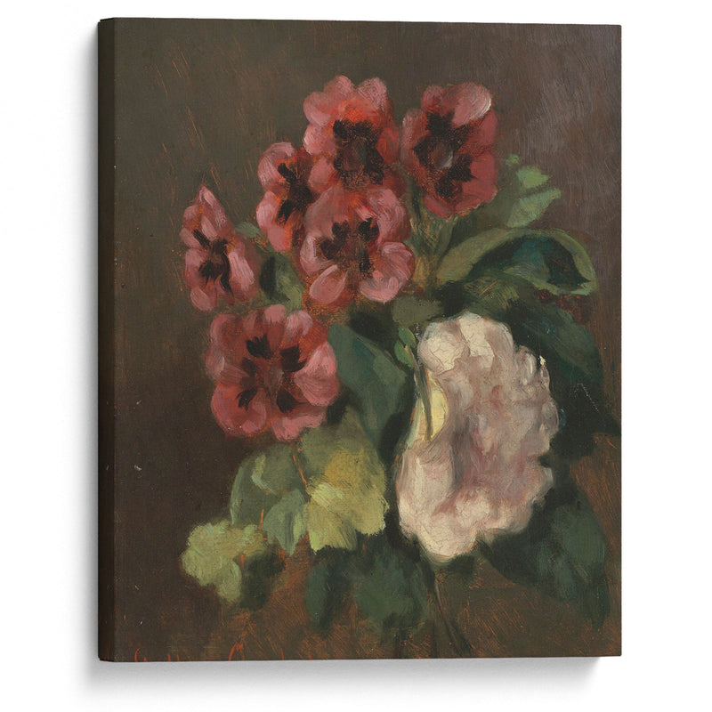 Bouquet Of Flowers - Gustave Courbet - Canvas Print