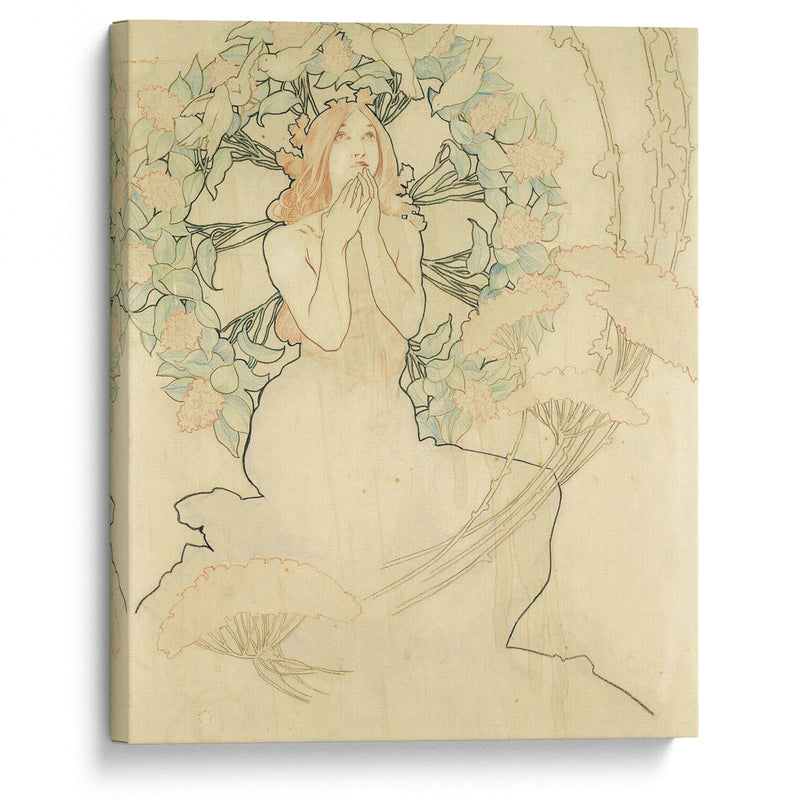 Study for Monte Carlo - Alphonse Mucha - Canvas Print