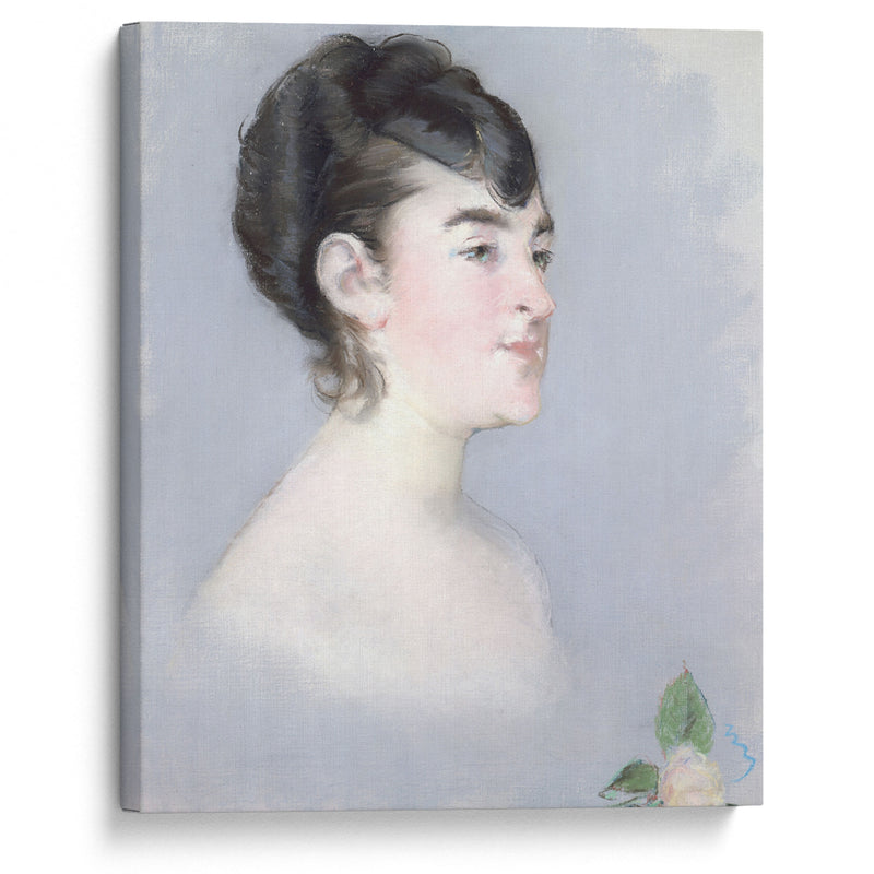 Mademoiselle Isabelle Lemonnier (1857–1926) (1879–82) - Édouard Manet - Canvas Print