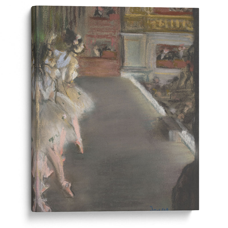 Dancers At The Old Opera House (c. 1877) - Edgar Degas - Canvas Print