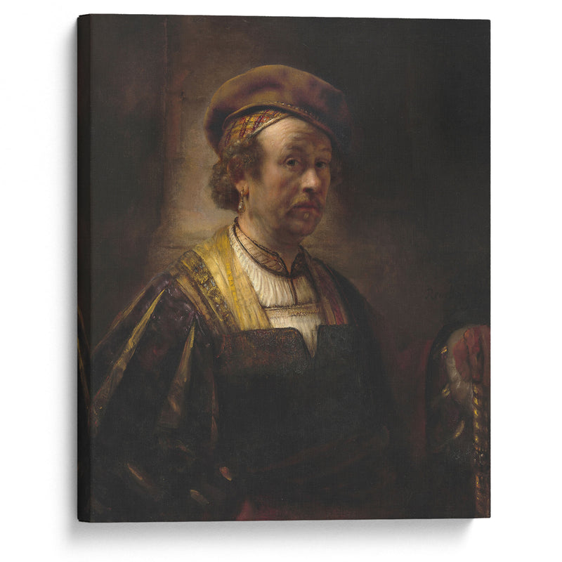 Portrait of Rembrandt (1650) - Rembrandt van Rijn - Canvas Print