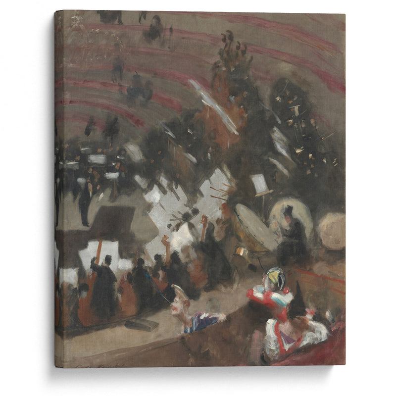 Rehearsal of the Pasdeloup Orchestra at the Cirque d’Hiver (c. 1879) - John Singer Sargent - Canvas Print