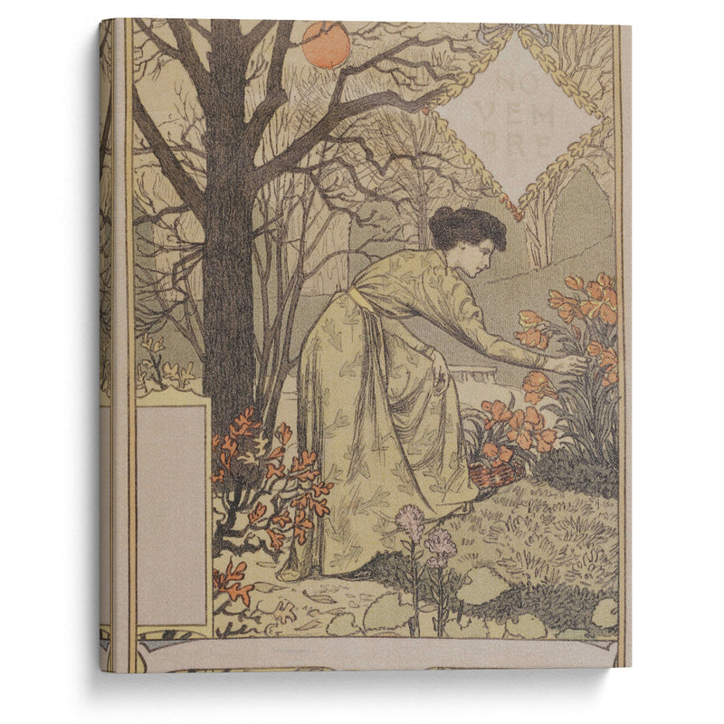 Novembre (1896-1898) - Eugène Grasset - Canvas Print