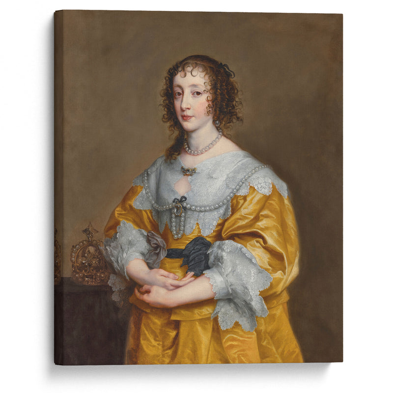 Portrait of Queen Henrietta Maria - Anthony van Dyck - Canvas Print