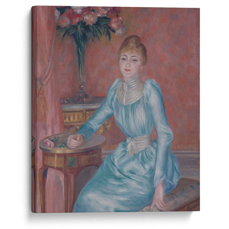 Portrait de Madame de Bonnières (1889) - Pierre-Auguste Renoir - Canvas Print