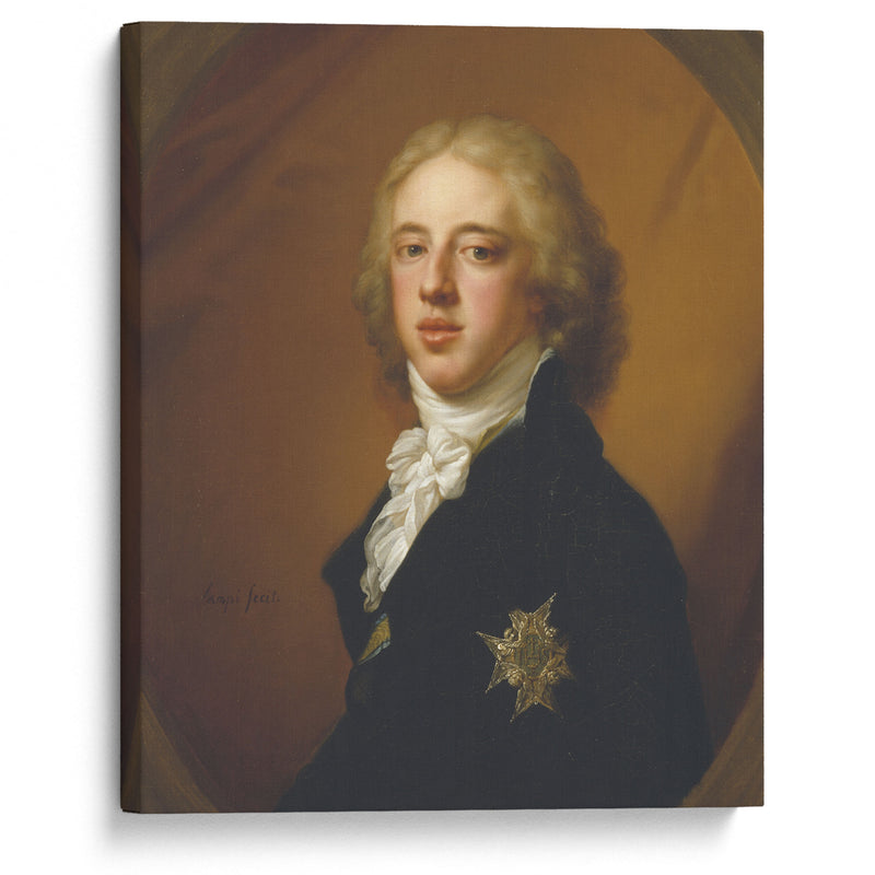 King Gustav IV Adolf - Johann Baptist von Lampi the Elder - Canvas Print