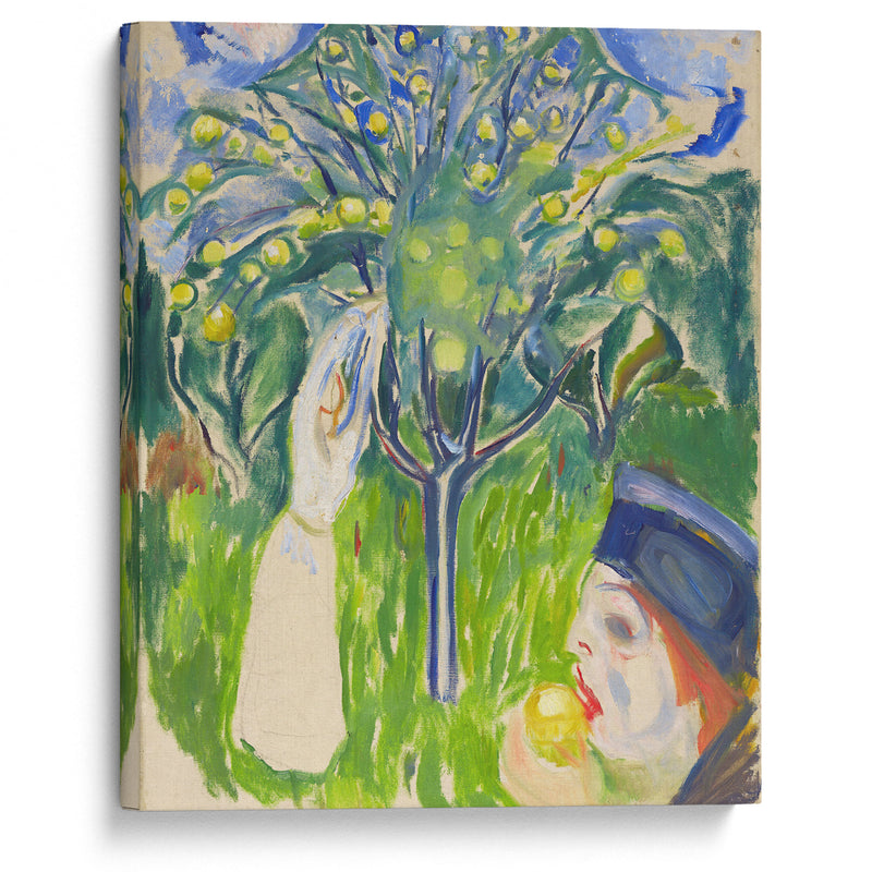 Two Women in the Garden (1919) - Edvard Munch - Canvas Print