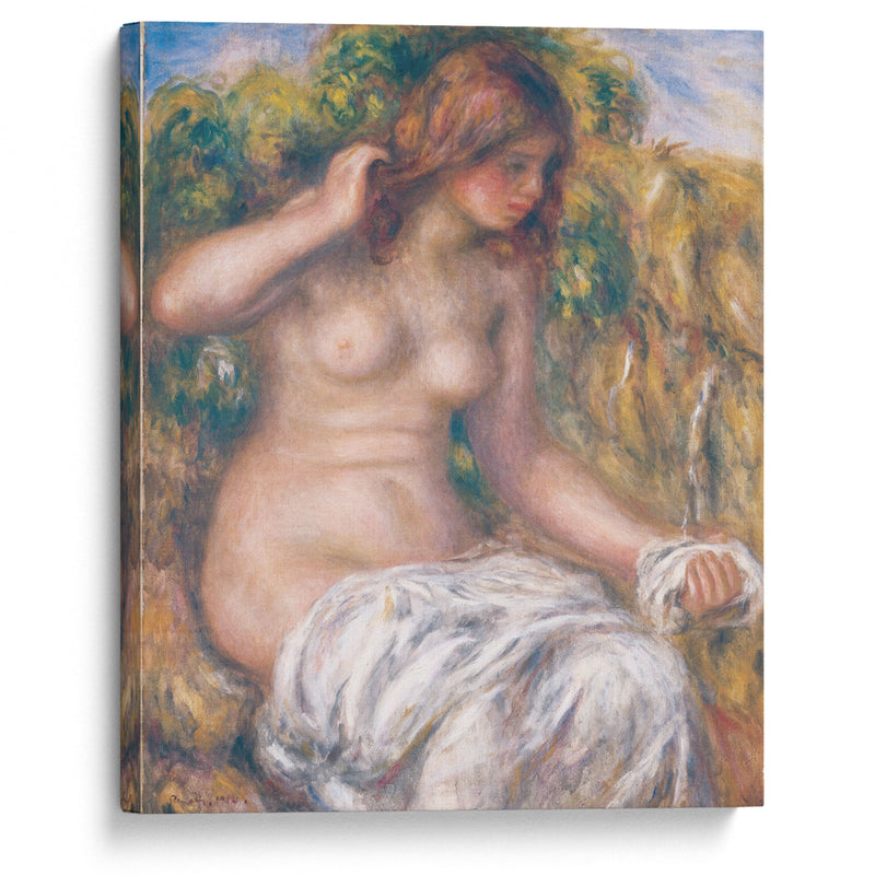 Woman by Spring - Pierre-Auguste Renoir - Canvas Print