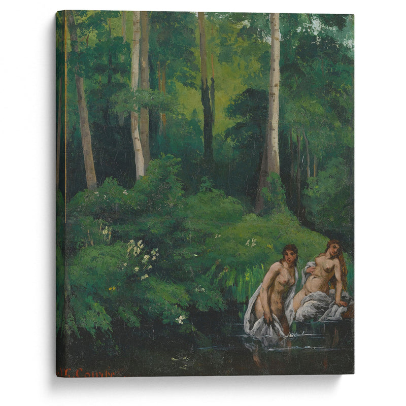 Baigneuses dans la forêt - Gustave Courbet - Canvas Print