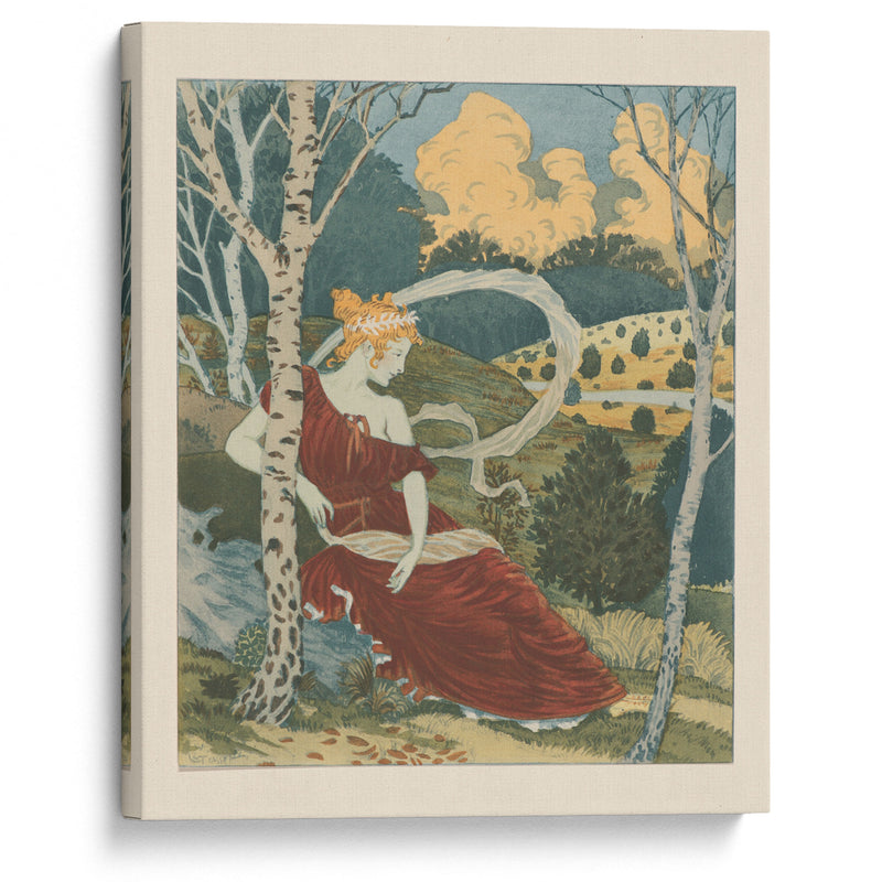 Dans Les Bois (ca. 1899) - Eugène Grasset - Canvas Print