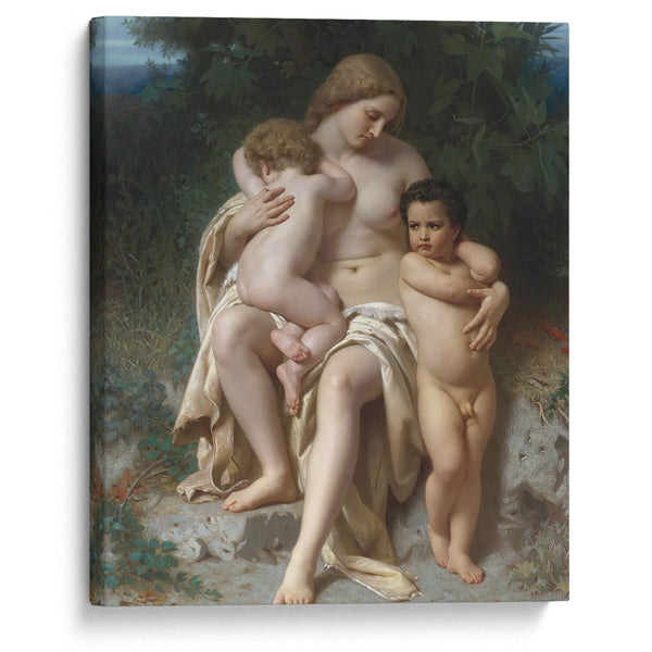 La Première Discorde (Cain And Abel) (1861) - William Bouguereau - Canvas Print