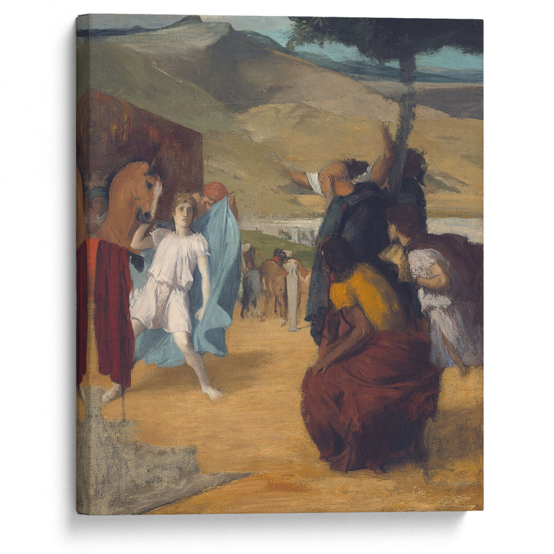 Alexander and Bucephalus (1861-1862) - Edgar Degas - Canvas Print