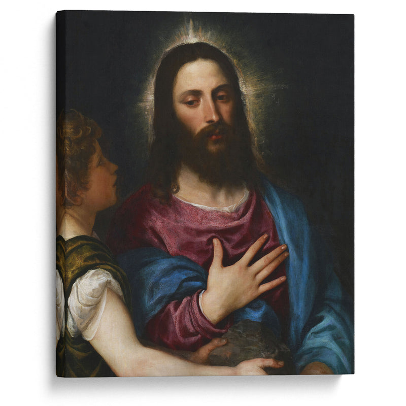 The Temptation of Christ (c. 1516-25) - Titian - Canvas Print