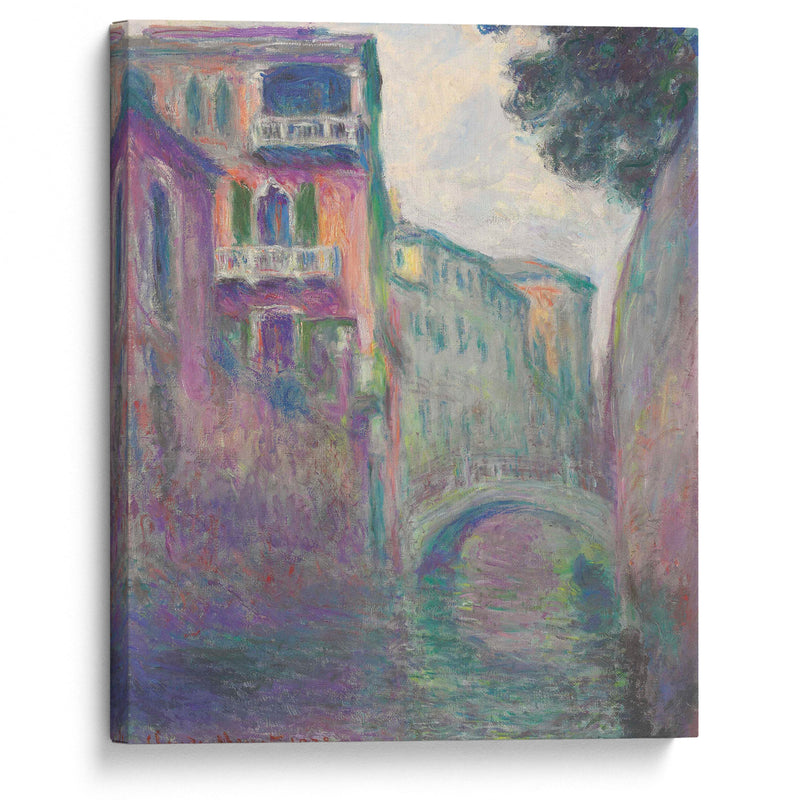 Le Rio de la Salute (1908) - Claude Monet - Canvas Print