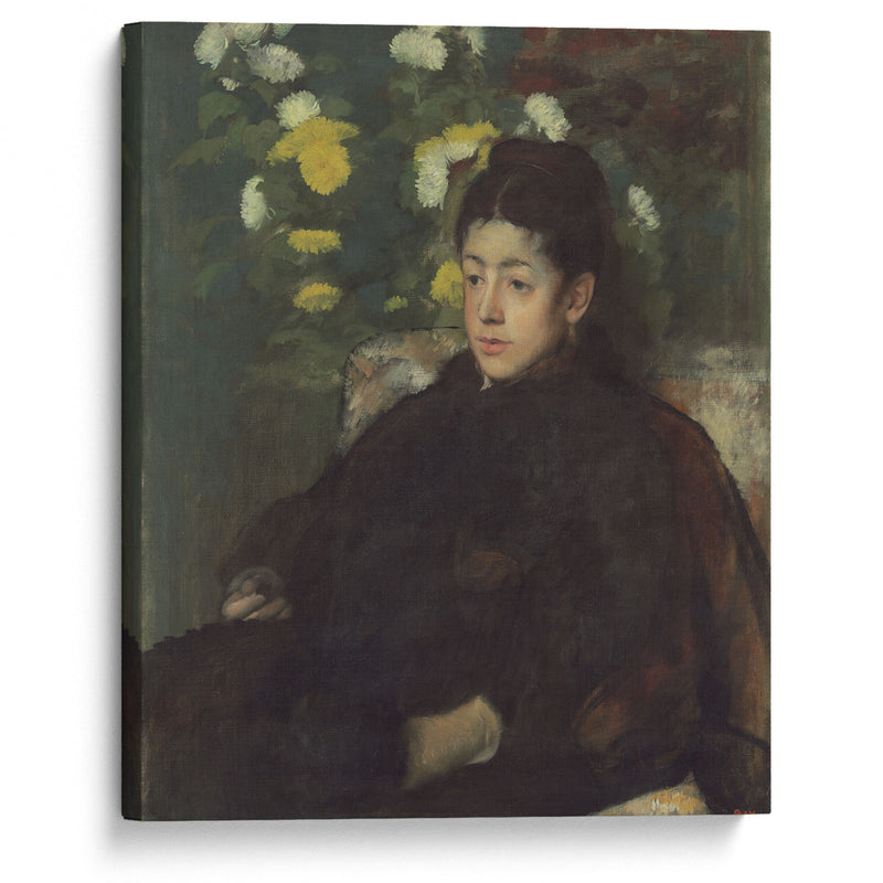 Mademoiselle Malo (c. 1877) - Edgar Degas - Canvas Print