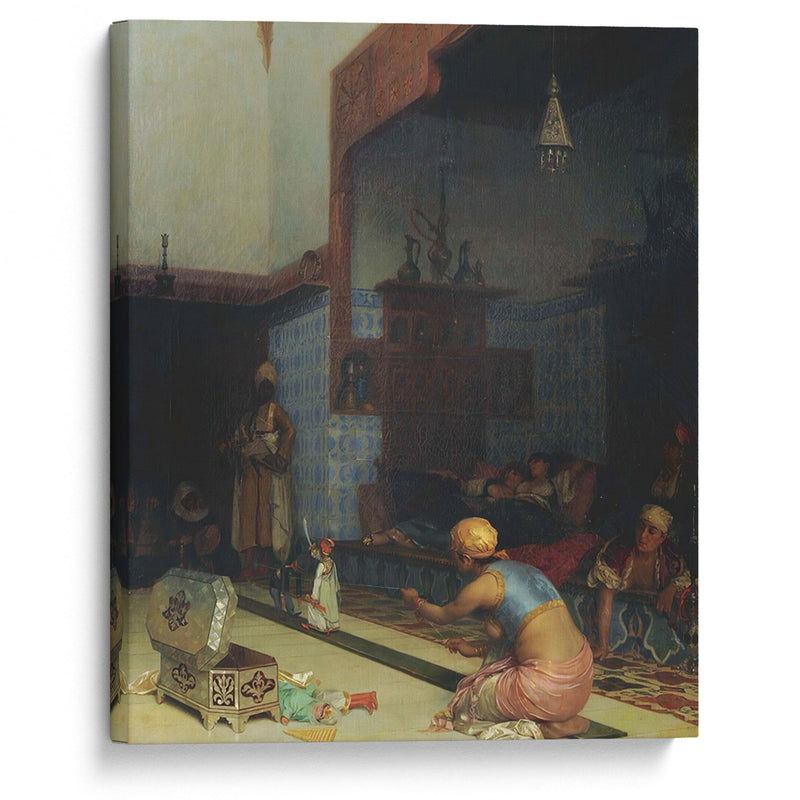 Marionettes In The Harem - Theodoros Ralli - Canvas Print