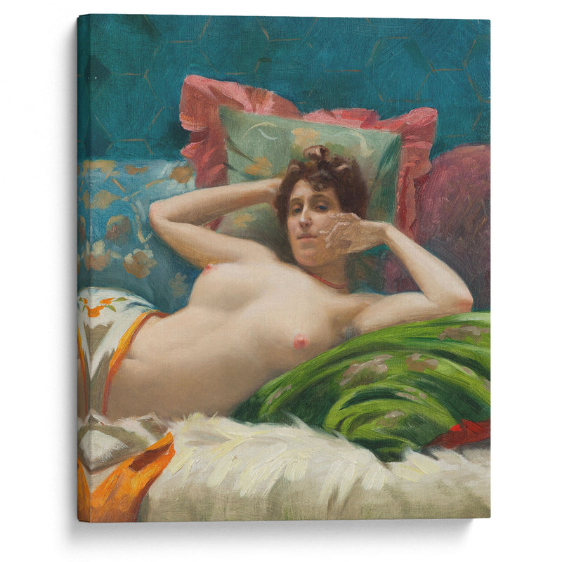 Odalisque - Theodoros Ralli - Canvas Print