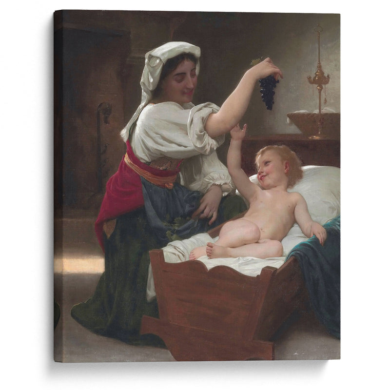 The Bunch Of Grape (1868) - William Bouguereau - Canvas Print