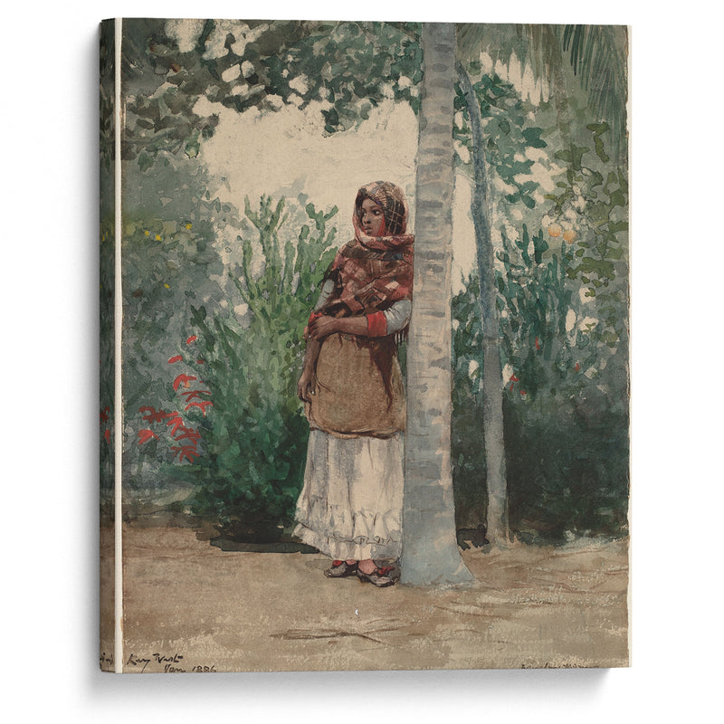 Under a Palm Tree (1886) - Winslow Homer - Canvas Print