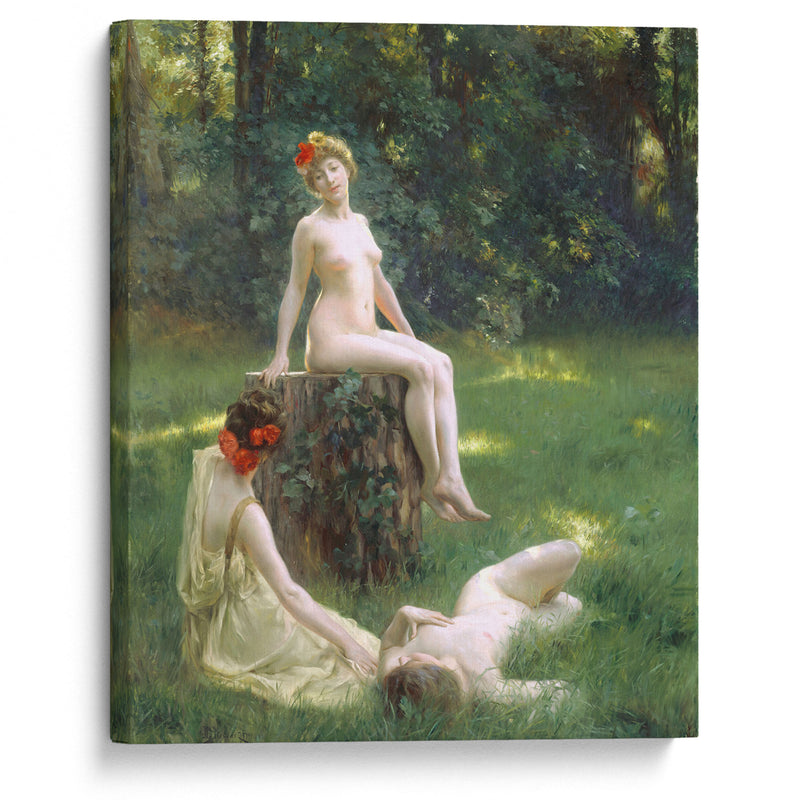The Glade (1900) - Julius Leblanc Stewart - Canvas Print