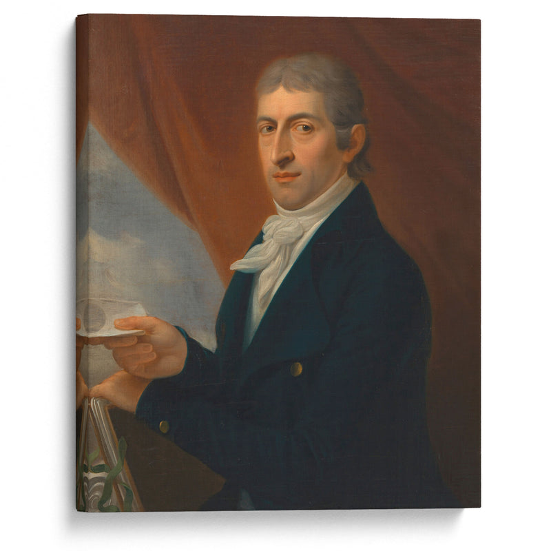 Johann (Giovanni) Cappi (Musikverleger) (around 1810) - Johann Baptist von Lampi the Elder - Canvas Print