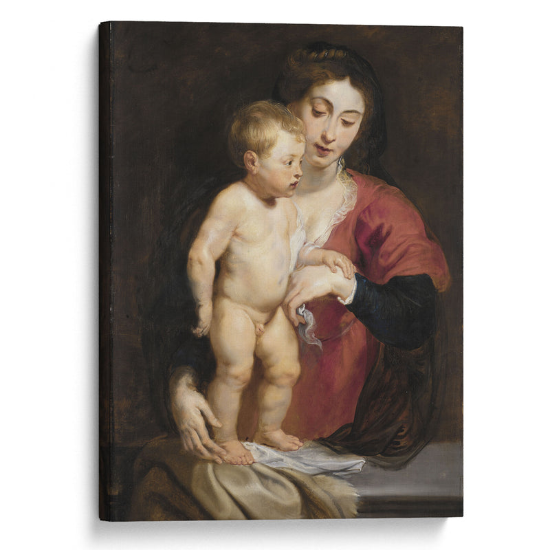 Madonna and Child (ca. 1615-1618) - Peter Paul Rubens - Canvas Print