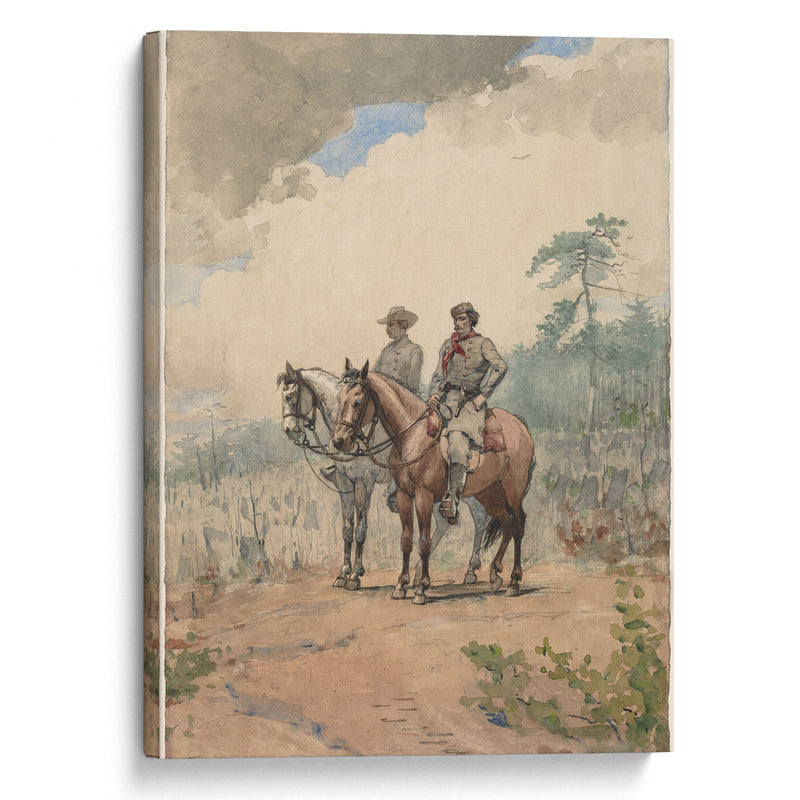 Two Scouts (1887) - Winslow Homer - Canvas Print