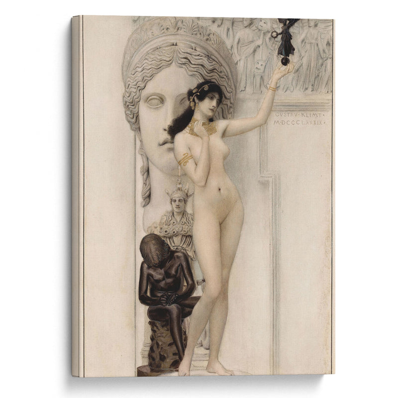 Allegory of Sculpture (1889) - Gustav Klimt - Canvas Print