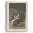 Bellos consejos. (Pretty teachings.) (1796-1797) - Francisco de Goya - Canvas Print